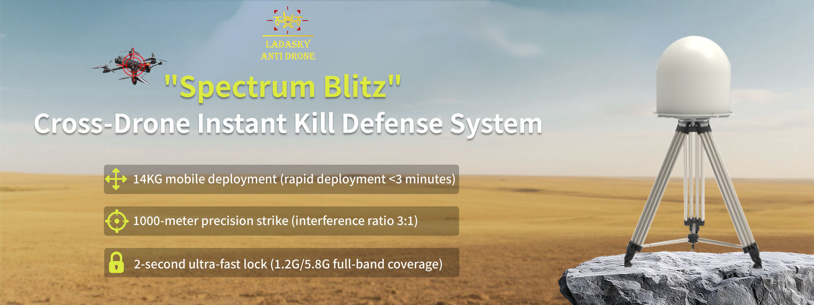 Stacjonarny system wykrywania dronów