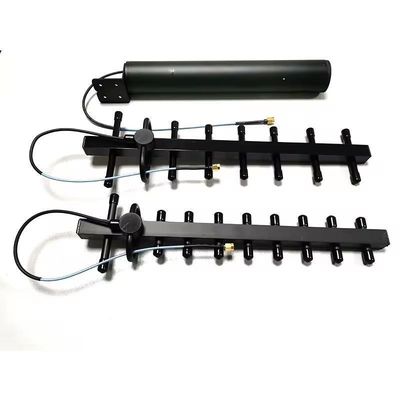 2400-2500MHz Anti FPV Device High Gain Yagi Antenna Aluminum Vertical Polarization