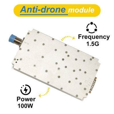 RS485 Communication 1.5G Frequency 100W Portable SMA RF Power Amplifier Module for Anti UAV