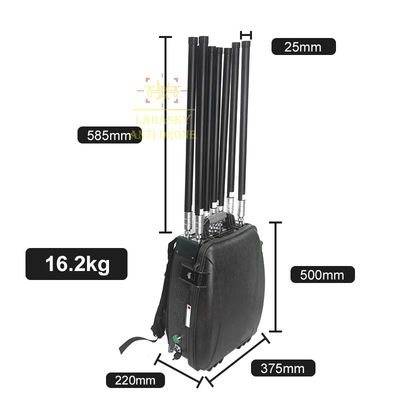 anti drone backpack 200-1020 MHz,2.37-2.52 GHz.5.1-5.2 GHz.5.72-5.88 GHz anti drone system anti fpv anti drone anti uav system