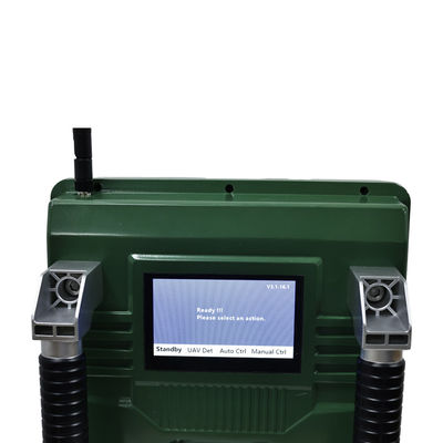 Portable Handheld Anti Drone System with 500-2000 Meters Range 5-channel Countermeasures and 130W High Power