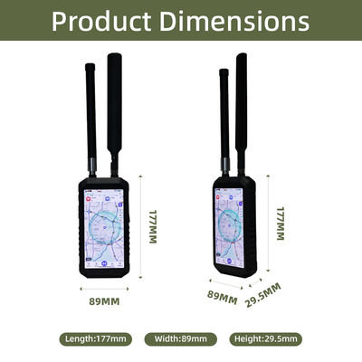 Handheld UAV Signal Detector | Real-Time Drone Detection & Precise Positioning | Multi-Band Coverage 300MHz–6GHz | Portable Anti-Drone Device for Security & Surveillance Applications