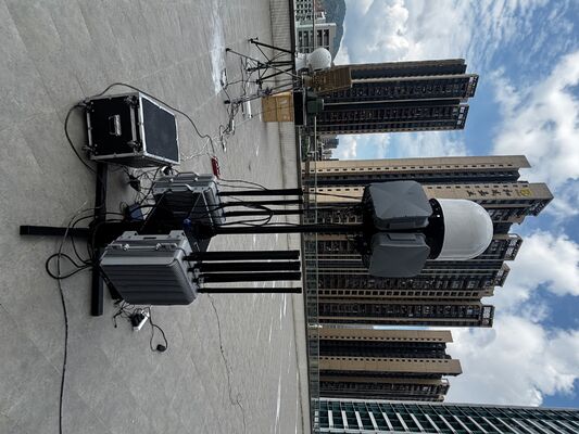 Full-Band 70MHz–6GHz Fixed Anti-UAV Solution | 10KM Detection & Jamming Range, FPV Video Capture, 24-Hour Unattended Operation Dji