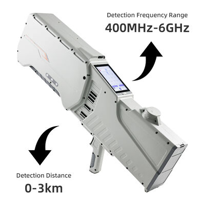 kupować Przenośne 400MHz-6GHz wykrywanie i 433MHz-5.8GHz zakłócanie i nawigacja spoofing GPS/GLONASS/BDS z RTK pozycjonowania drona system zintegrowany produkcja online