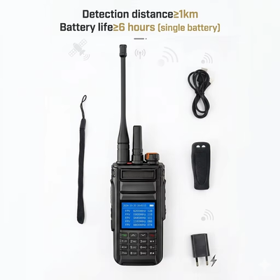 kupować Profesjonalny ręczny detektor bezzałogowy obsługujący OFDM HD Video i FM Analogic Signal Detection 300MHz-6200MHz Long Range Drone Scanner produkcja online