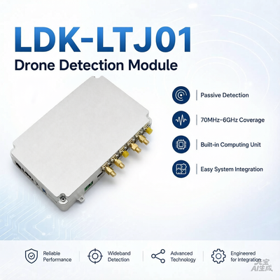 kupować 70-6000MHz High Precision Drone Detection Module: Zintegrowana jednostka obliczeniowa do identyfikacji elektronicznych odcisków palców DJI i Autel dla systemów antydronowych produkcja online