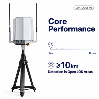 kupić LDK-DGA1-01 Naprawiono wykrywanie dronów 10KM 70 MHz-6 GHz Zewnętrzne urządzenie do monitorowania i ustalania kierunku UAV na małej wysokości produkcja online