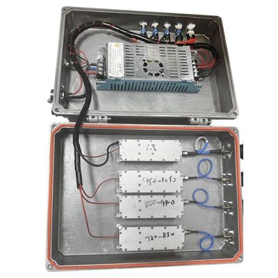 Portable 4 Band Drone Signal Suppressor System 700-1200MHz With Cooling Fan