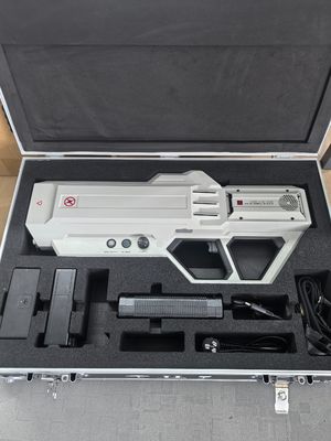 Handheld Drone Jammer with 600MHz-6GHz Full Frequency Band Scanning and 3KM Effective Range in GUN Shaped Design
