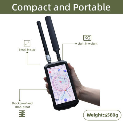 Handheld UAV Signal Detector | Real-Time Drone Detection & Precise Positioning | Multi-Band Coverage 300MHz–6GHz | Portable Anti-Drone Device for Security & Surveillance Applications