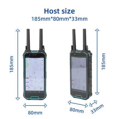 Handheld Drone Detector with ≥10 Simultaneous Detections Real-Time UAV & Pilot Location and Compact Design