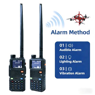 300-6000MHz Ręczny detektor dronów Portable UAV Detection With Digital Analog Hybrid Receiver